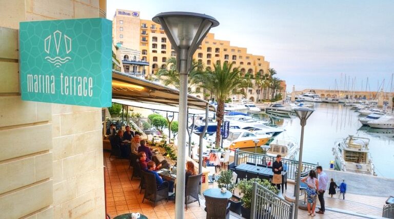 Marina Terrace – Mediterranean and Turkish Fusion Cuisine in Portomaso (Malta)